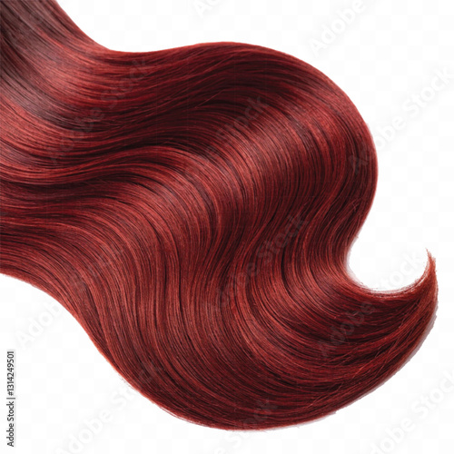 natural beautiful healthy smooth hair colors locks in different colour style isolated on white background