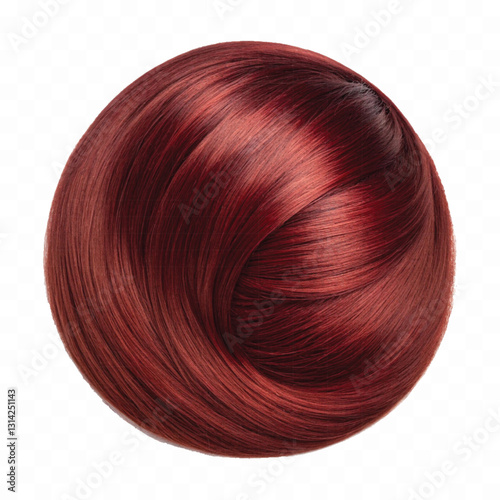 natural beautiful healthy smooth hair colors locks in different colour style isolated on white background