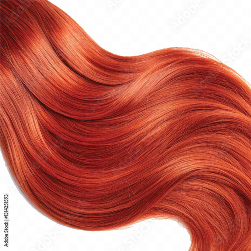 natural beautiful healthy smooth hair colors locks in different colour style isolated on white background