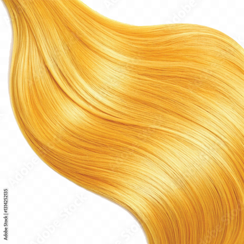 natural beautiful healthy smooth hair colors locks in different colour style isolated on white background