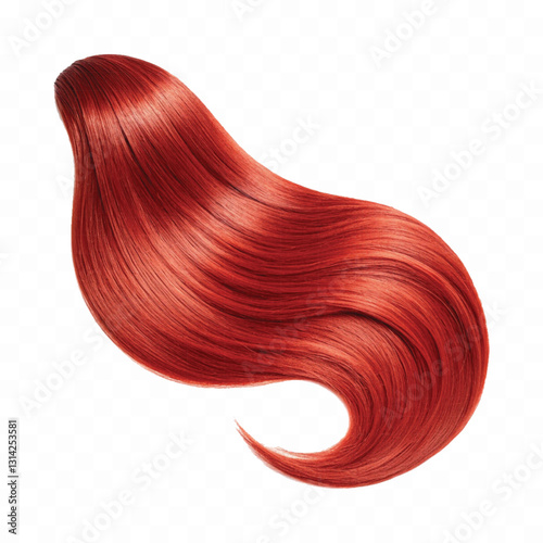 natural beautiful healthy smooth hair colors locks in different colour style isolated on white background