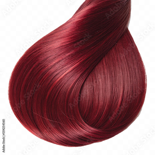 natural beautiful healthy smooth hair colors locks in different colour style isolated on white background