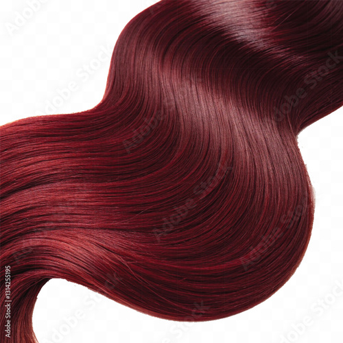 natural beautiful healthy smooth hair colors locks in different colour style isolated on white background