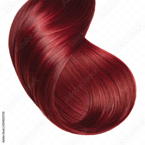 natural beautiful healthy smooth hair colors locks in different colour style isolated on white background