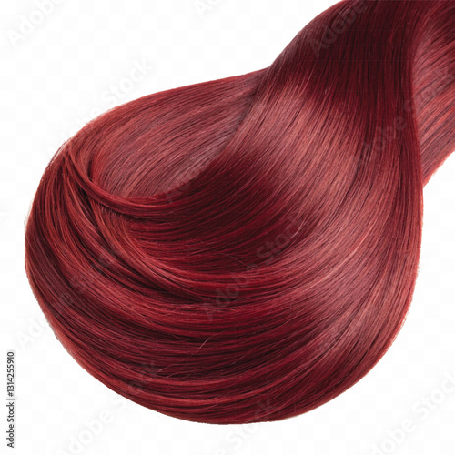 natural beautiful healthy smooth hair colors locks in different colour style isolated on white background
