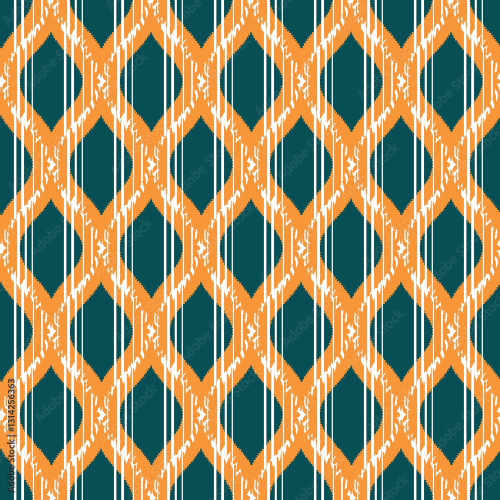 abstract colorful hexagon square geometric seamless pattern symmetric kaleidoscope fashion