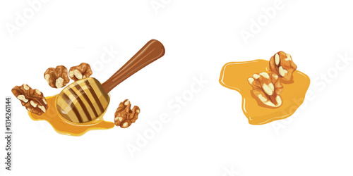 Honey and Walnuts Delicious Sweet Treat
