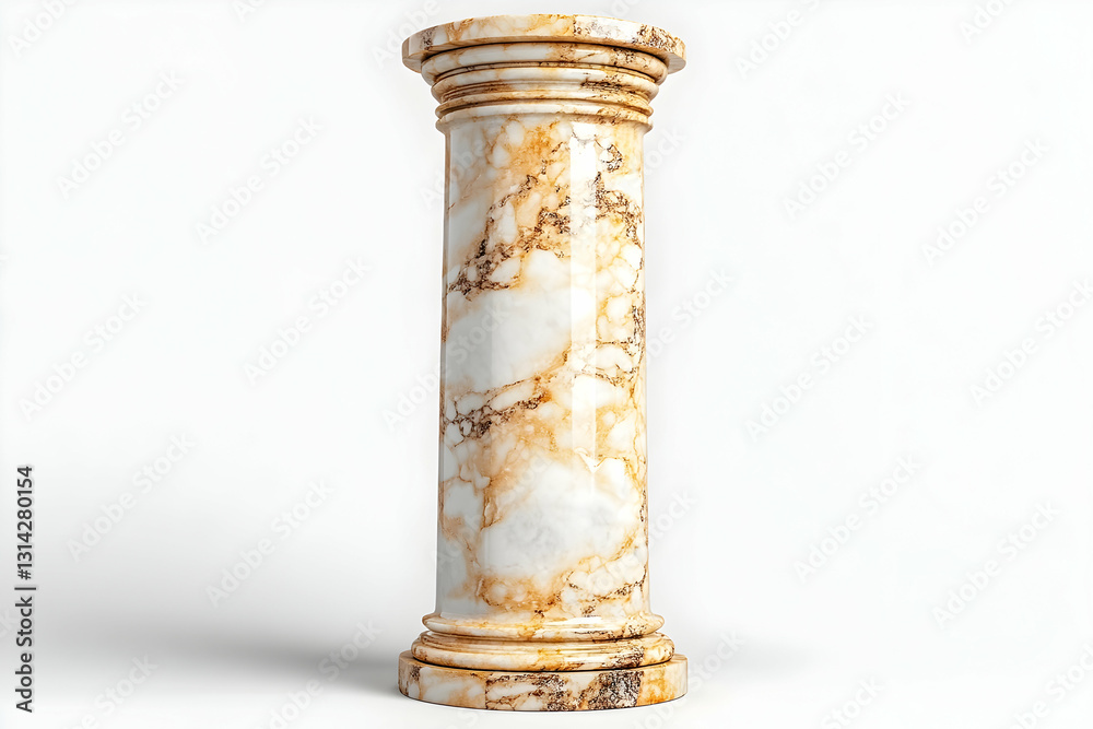 Marbled pedestal Marbled pedestal