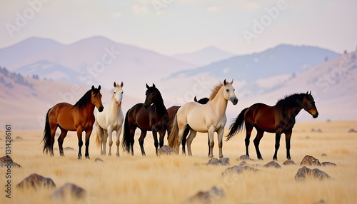 herd of wild horses