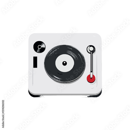 Vinyl Record Player Retro Music Turntable Sound Equipment