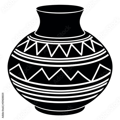 A black-and-white-vector-illustration.