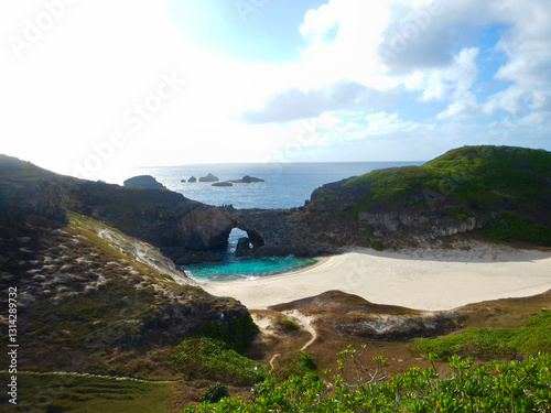 Landscape of minamijima in Ogasawara
