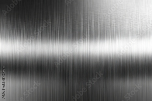 Brushed Metal Background Texture with Hairline Finish