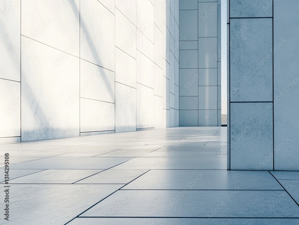 Fototapeta premium bstract business background minimalists style, modern architecture trends selected