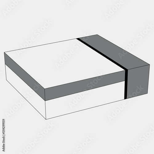 black box on white background