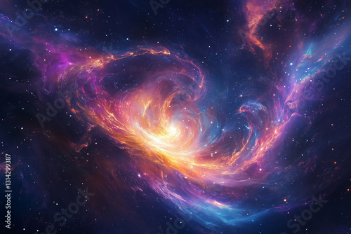 abstract cosmic energy vortex subtle