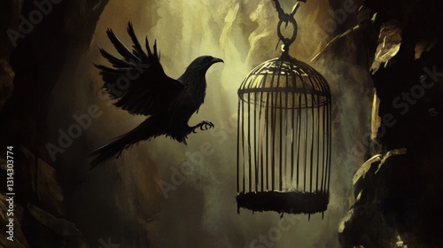 Erebus, caged in eternal shadow, was said to carry whispers of the dead--releasing it might bring back lost souls.