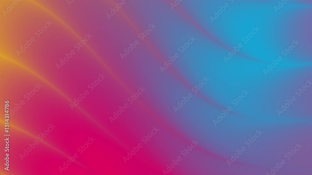 Sharp curved lines overlaying a vibrant gradient from gray-green to yellow and pink in abstract art
Sharp curved lines overlaying a vibrant gradient from gray-green to yellow and pink in abstract art