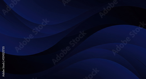 Abstract Background With Elegant Dark Blue Gradien