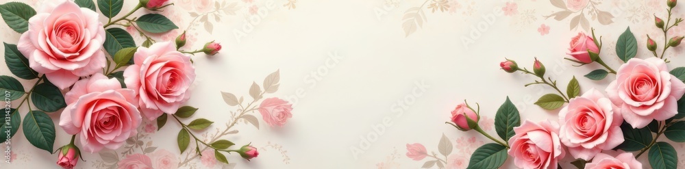 Delicate blush roses climb, covering walls in a vintage floral pattern , romantic, texture, pink Delicate blush roses climb, covering walls in a vintage floral pattern , romantic, texture, pink