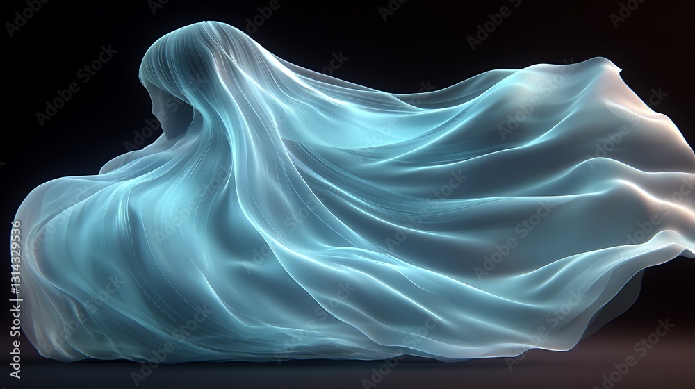 Fototapeta premium A simple gray background with subtle fabric texture, creating a sophisticated, neutral atmosphere.