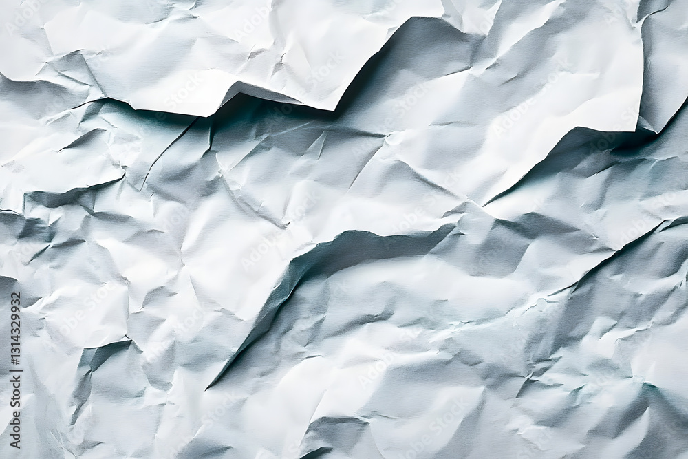 Fototapeta premium a crumpled sheet of paper texture