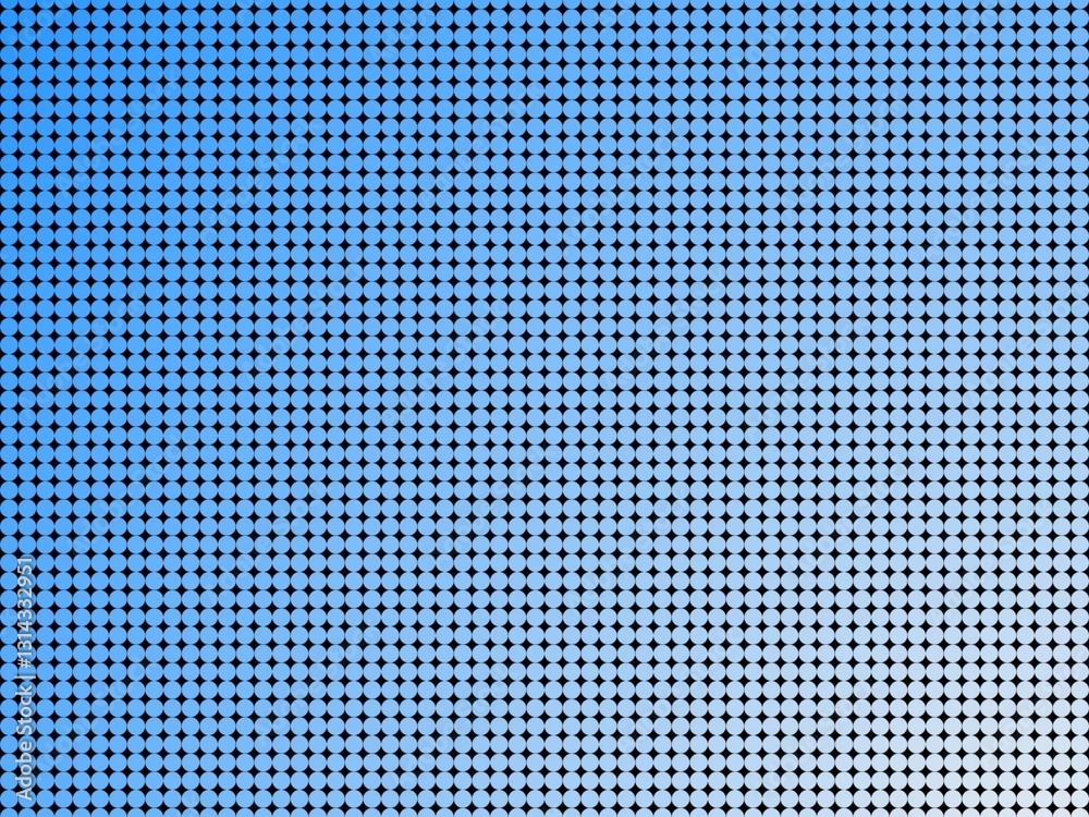 Abstract background with a repeating pattern of tiny circles in a blue gradient. Abstract background with a repeating pattern of tiny circles in a blue gradient.