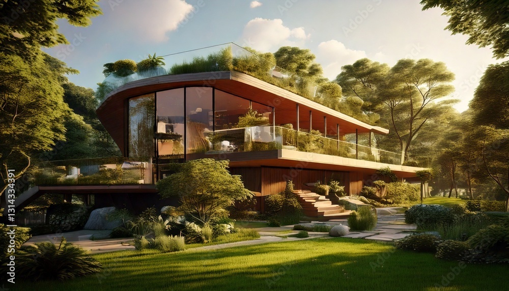 Architectural Design- - -A sustainable, eco-friendly building designed using Architectural Design- - -A sustainable, eco-friendly building designed using
