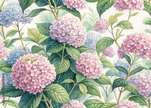 Hydrangea Flower Photography,  Beautiful Summer Blooms,  Candid Hydrangea