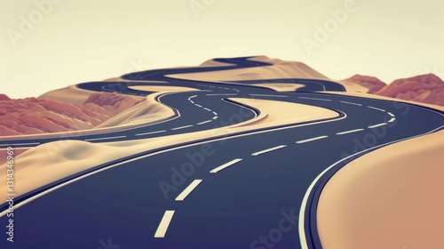 Unique Winding Road Timeline Concept: Unraveling a Captivating Narrative