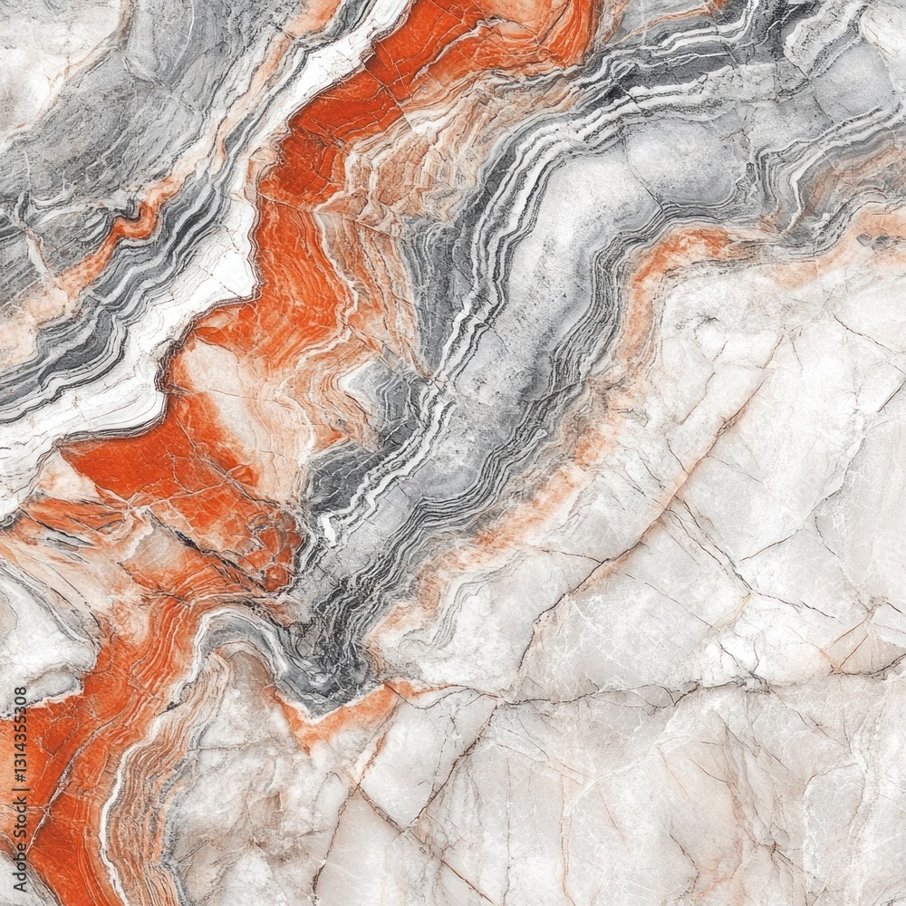 Obraz premium Abstract red and gray marble texture. (1)