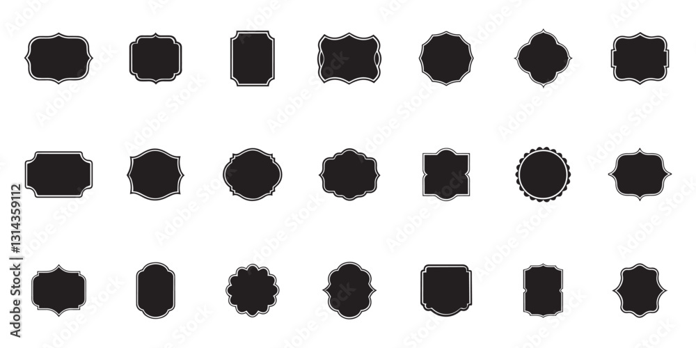 Set of decorative frame