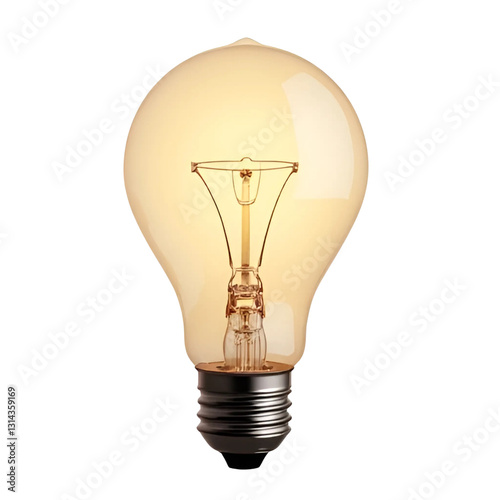 Lamp shape, transparent background