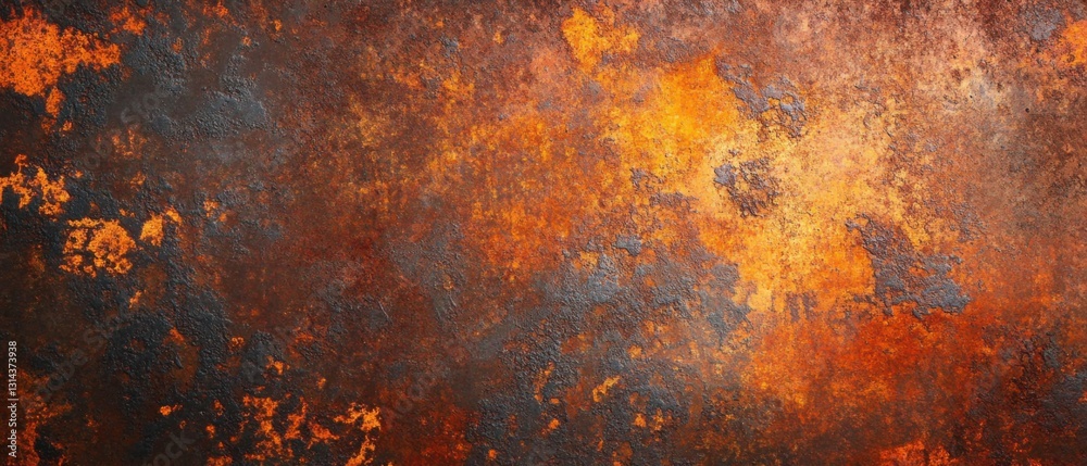 Abstract grunge rusty metal texture background with orange and black tones, showcasing aged and weathered surface for industrial design Abstract grunge rusty metal texture background with orange and black tones, showcasing aged and weathered surface for industrial design