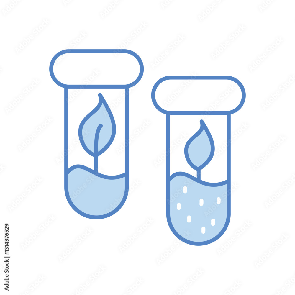 Botany Science Vector icon Botany Science Vector icon