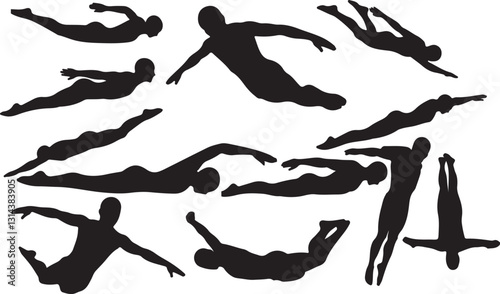 Swimming Silhouette