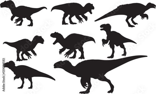 Therizinosaurus Silhouette