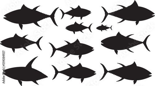 Tuna Silhouettes