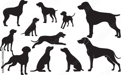 Weimaraner Silhouette