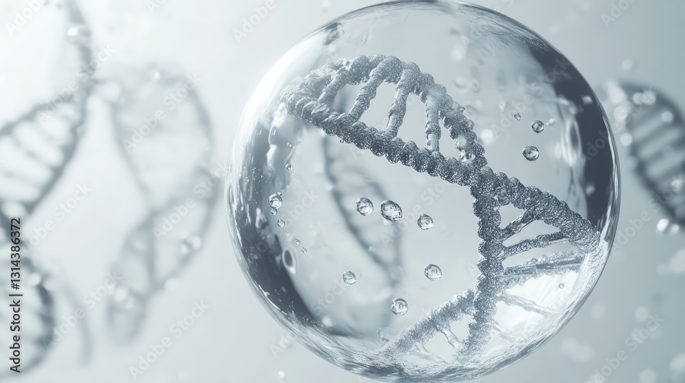 DNA Sphere in Scientific Setting DNA Sphere in Scientific Setting