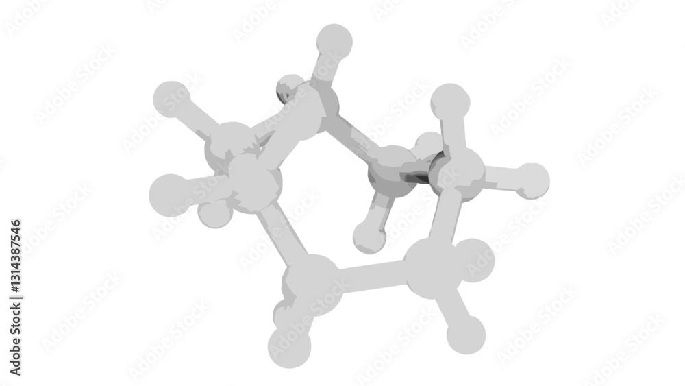 Vector organic molecule illustration Vector organic molecule illustration