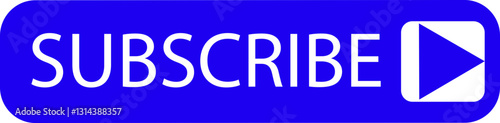 subscribe button blue vector file svg