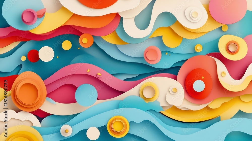 Abstract Colorful Waves Abstract Colorful Waves