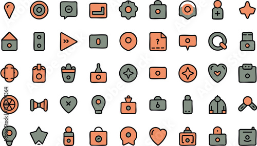 icon, set, vector, cartoon, pattern, animal, illustration, seamless, baby, people, icons, symbol, child, design, sign, fun, children, character, wallpaper, texture, computer, decoration