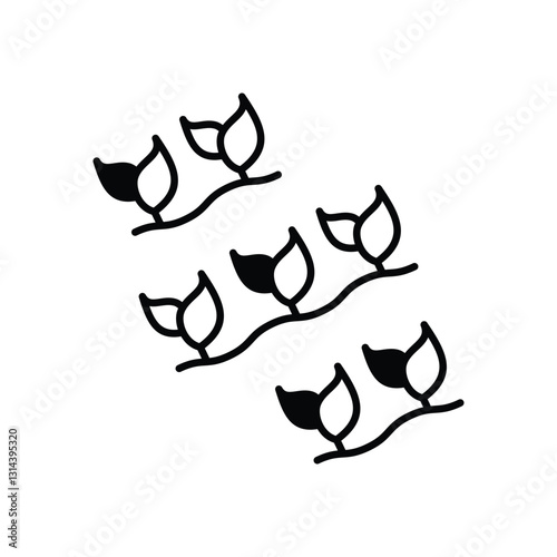 Field Cultivation Vector icon
