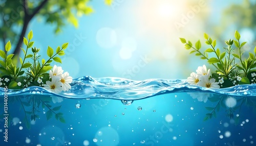 poster or background world water day photo
