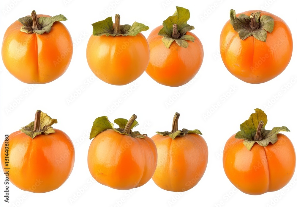 Vibrant Fresh Persimmons Vibrant Fresh Persimmons