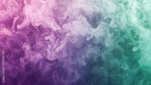 Dreamy Pastel Gradient Background Transitioning from Lavender to Mint