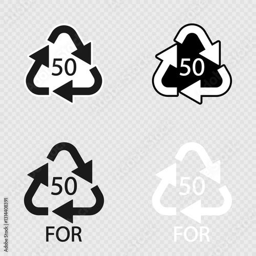 Bio material recycling code 50 FOR set.
