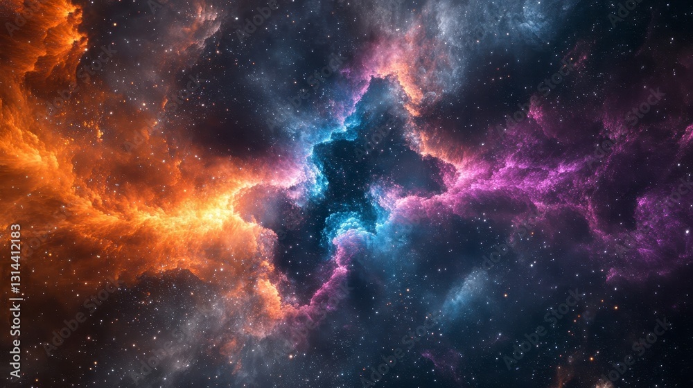 Cosmic Colorful Nebulae Cosmic Colorful Nebulae